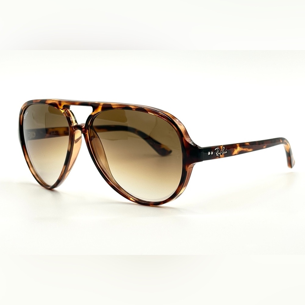 Ray-Ban RB4125 Sunglasses Aviators Havana 710/51 59/140 w/ Case & Original Box - Picture 13 of 16